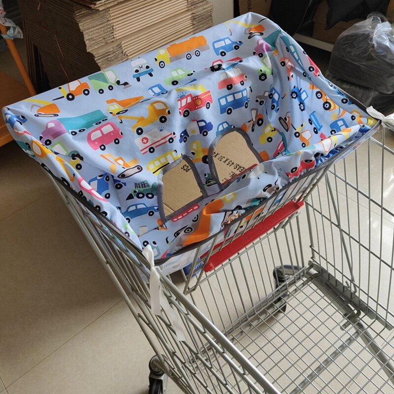 Dziecko Supermarket niemowlę zakupy spożywcze pokrowiec na wózek sklepowy fotelik dla dziecka podkładka chroniąca przed brudnymi pokrowiec dla dzieci przenośna poduszka do siedzenia