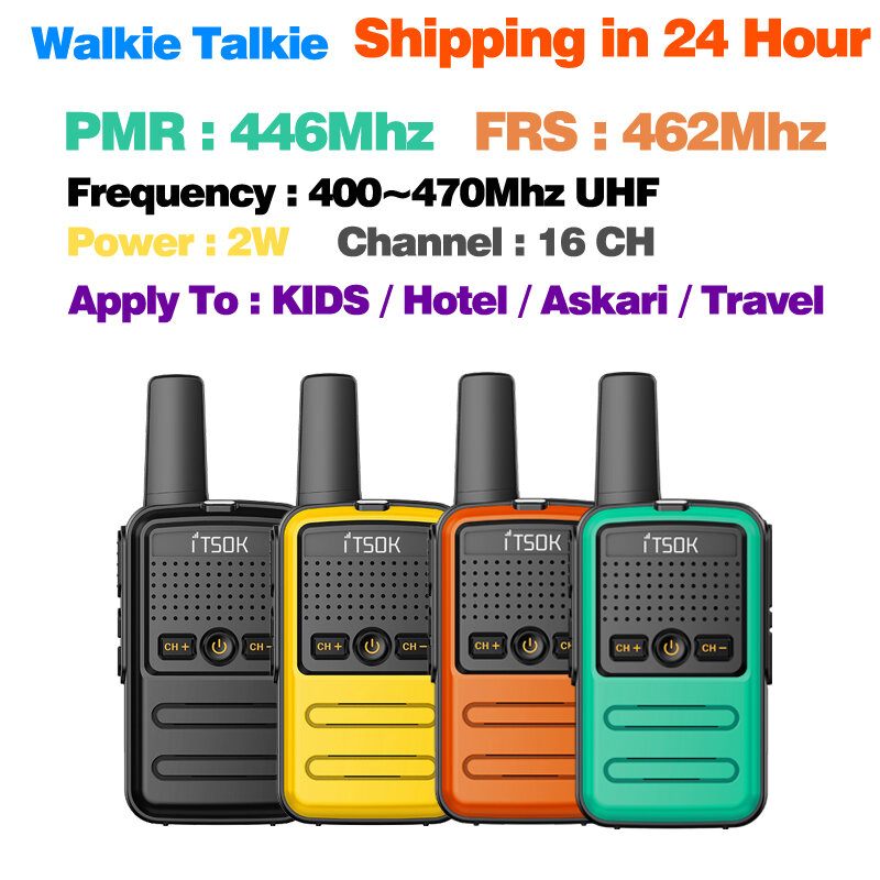 Mini talkie-walkie portable bidirectionnel Quansheng K5(8), 2 pièces, talkie-walkie perforé, original, Pofung Transcsec