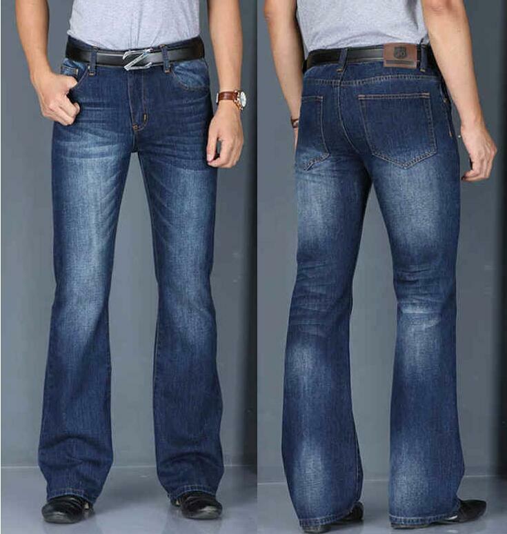 Men's Flared Pants, Classic Flared  Jeans , Loose Leg Jeans, Boot Cut Trouser,
