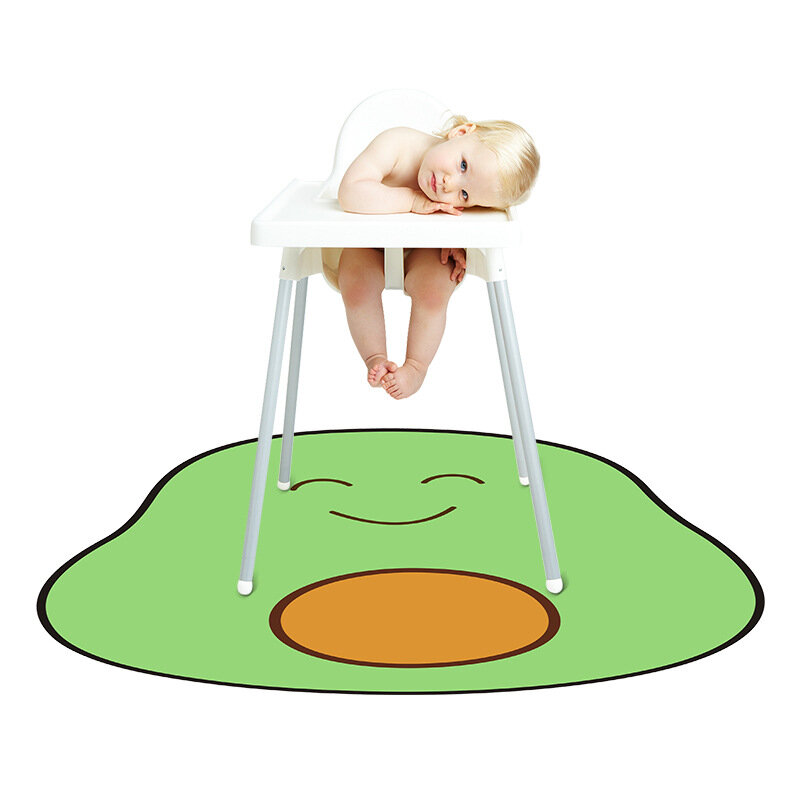 아기 크롤링 두꺼운 아기 미끄럼 방지 만화 외출 휴대용 가정용 크롤링 매트, 어린이 바닥 매트, 오염 방지 매트