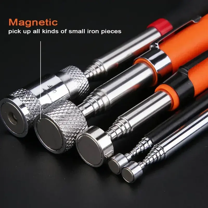 Mini stylo magnétique télescopique portable, outil pratique, capacité pour ramasser des boulons d'écrou, extensible, le plus récent, 514