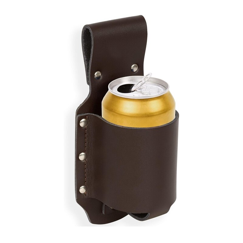 Top!-Classic Beer Holster, Leather, Espresso