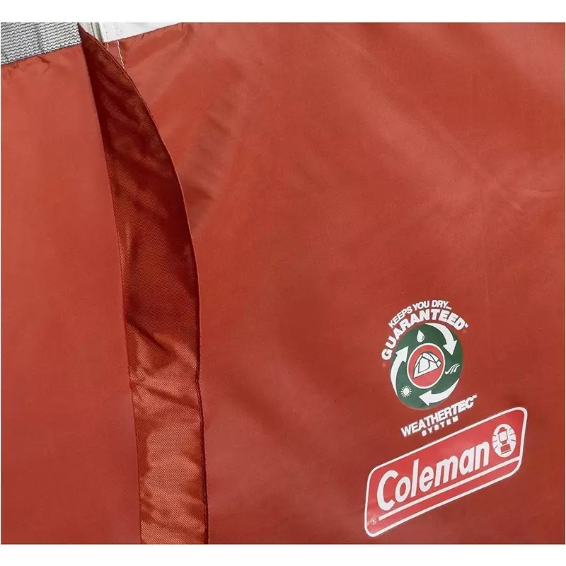 Coleman-tienda de campaña para 8 personas, con ventilación ajustable, bolsillos de almacenamiento, bolsa de transporte y configuración rápida, sin carga