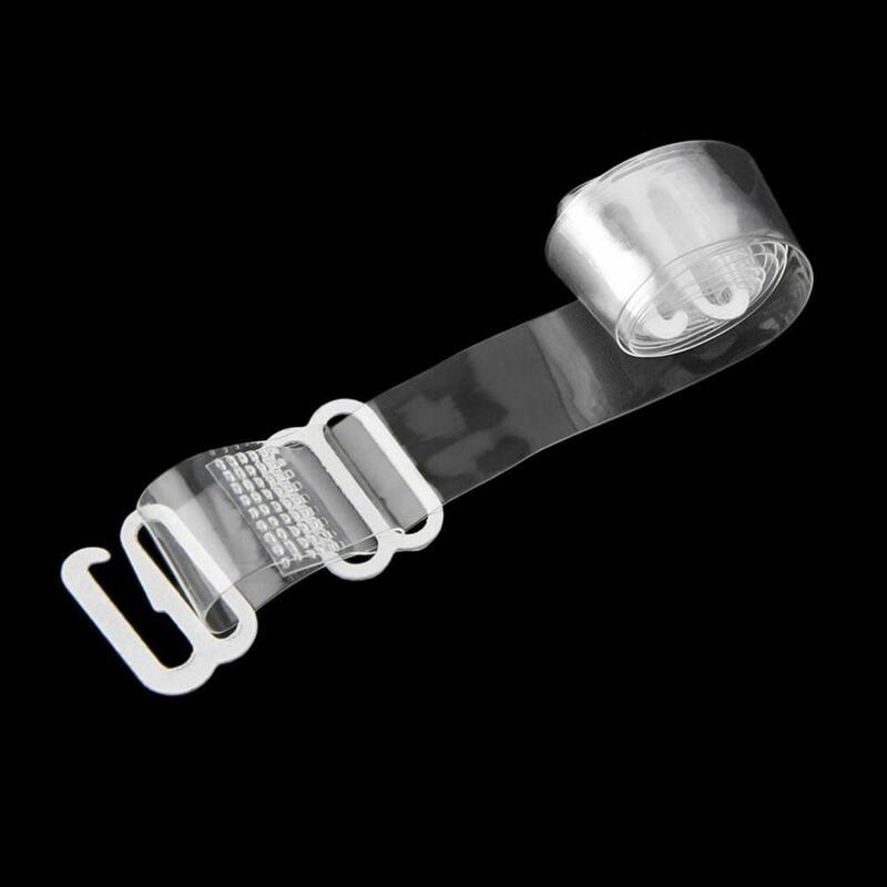 Bretelles de soutien-gorge élastiques transparentes invisibles pour femmes, ceinture initiée, sous-vêtements réglables, accessoires intimes, 1/2 paires