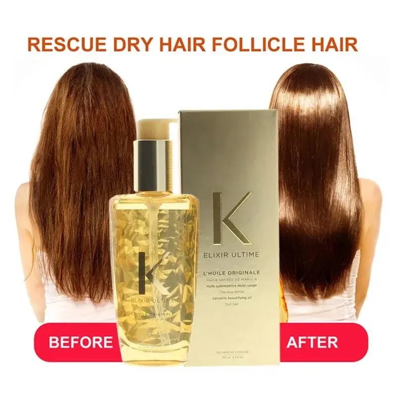 Haarwuchs ätherisches Öl Glättung geschädigtes Haar Linderung von Hoch temperatur schäden verbessern Frizz Soft Treatment Organics Haar