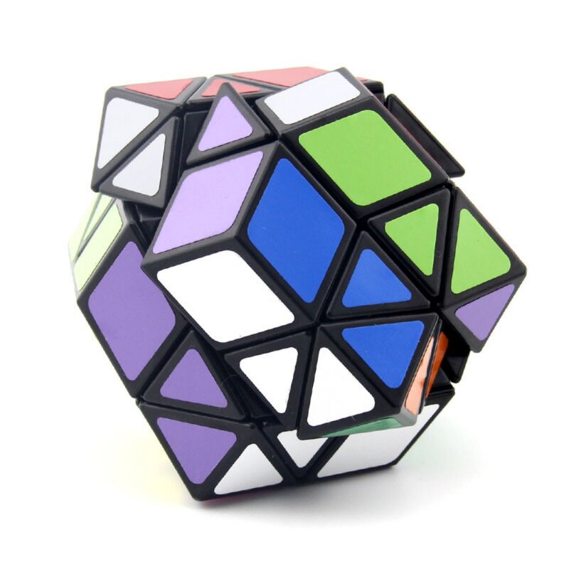 LanLan 12-osiowy rombohedra Dodekahedron edukacyjna profesjonalna magiczna kostka prędkość Puzzle zabawki dla dzieci
