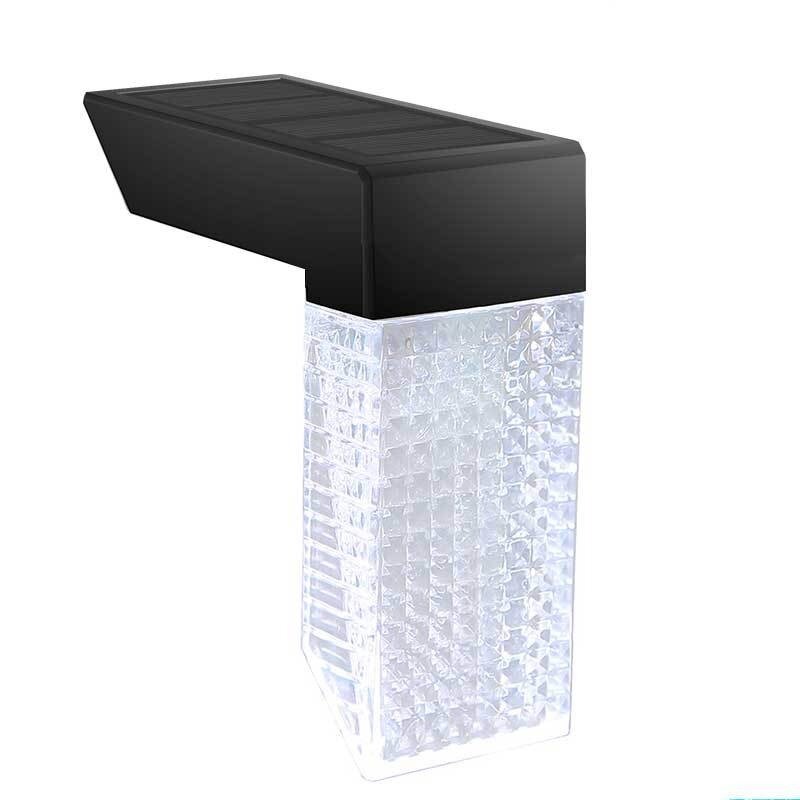LED Solar Wall Lights RGB impermeabile Outdoor Solar Deck Lights Steps recinzioni per piscina ringhiere per scale Patio Garden luci Decorative