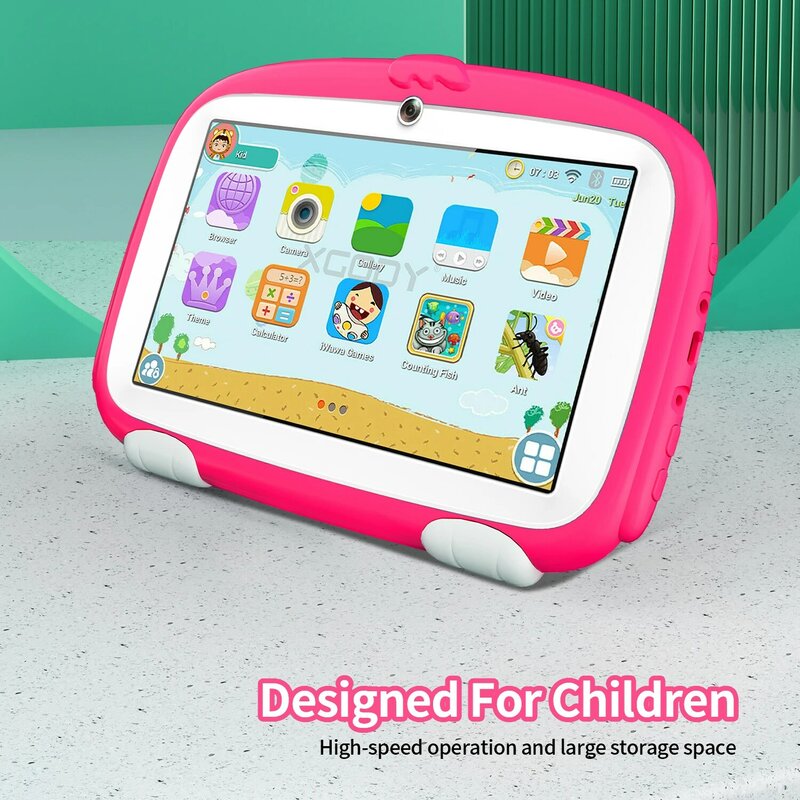 Nuovo Design Tablet per bambini tablet da 7 pollici android 9.0 PC 4000mAh 2GB RAM 32GB ROM bambini che imparano Tablet per bambini