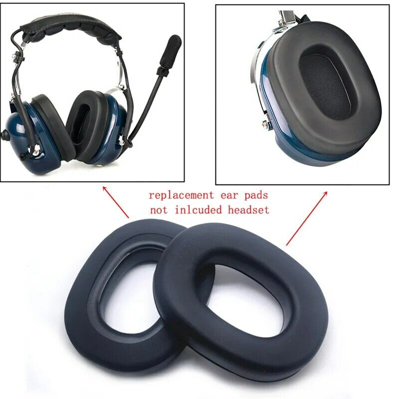 Almohadillas para las orejas para auriculares, ATH-50x, resistente, Faro, ASA Telex 25xt, Pilot Aviation