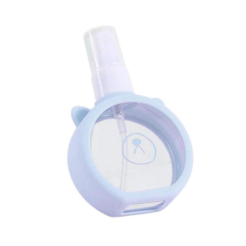 Garrafa Mini Spray Azul, Durável para Soluções de Limpeza Skincare Maquiagem Loção, 55ml, 2 pcs