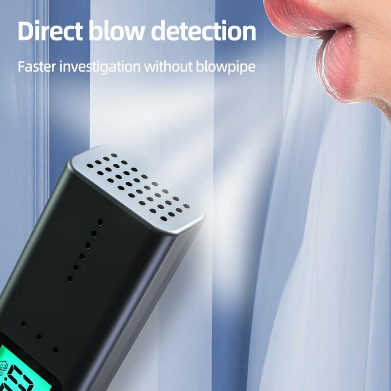 Алкотестер для дыхания, легкий цифровой прибор для проверки дыхания, длительное время ожидания, автомобильные аксессуары