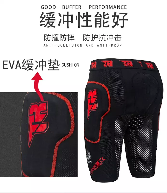 TR 홍콩 타이거 브랜드 오토바이 엉덩이 보호 바지, 내마모성 기사 장비 반바지, 추락 방지 다리 보호 엉덩이 남성용