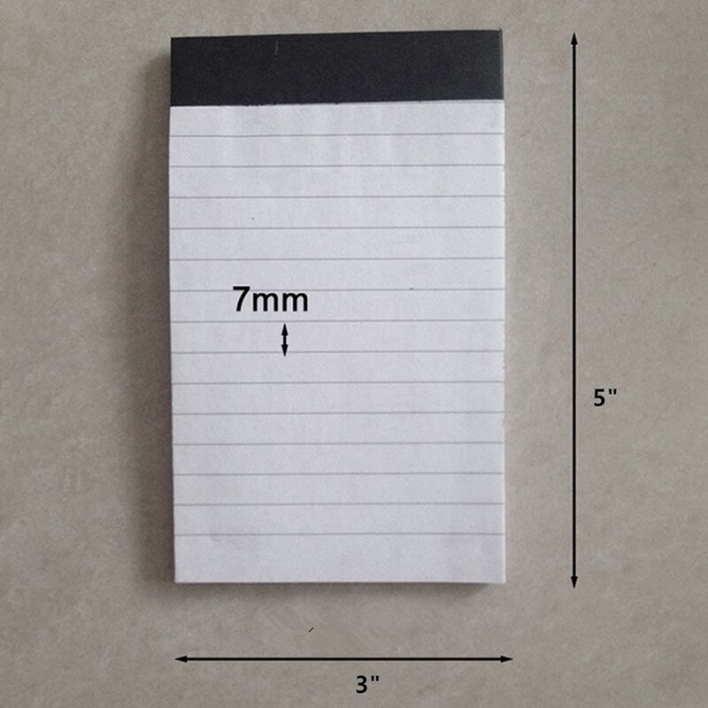 20 buah tulisan tangan garis Notebook saku Mini Notebook isi ulang A7 buku Memo isi ulang dengan 30 lembar berjajar perlengkapan kantor