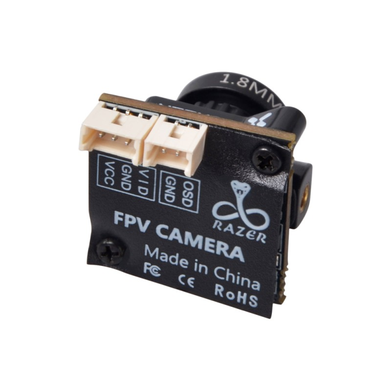 Камера Foxeer Cat 3 Micro Mini FPV с низкой задержкой и низким уровнем шума, 1200TVL, 0.00001Lux, ночная камера FPV 2,1 мм, PAL/NTSC для радиоуправляемого гоночного дрона