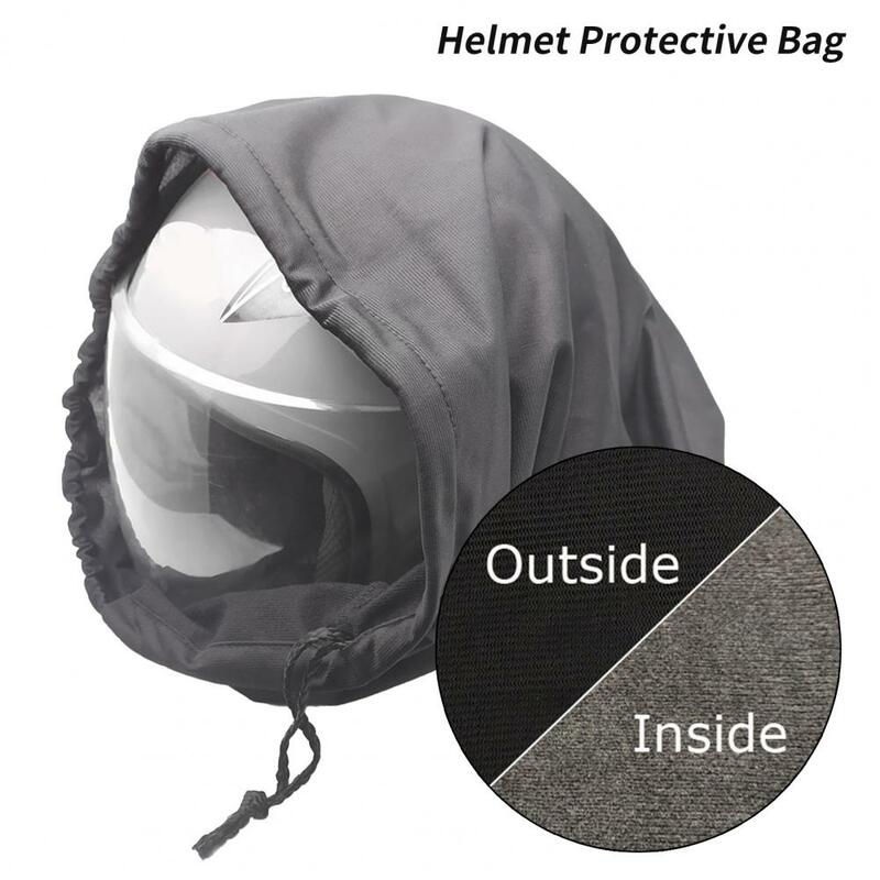 Bolsa de casco con cordón, bolsa de almacenamiento de casco de tela Oxford, antiarañazos, resistente al desgaste, bolsa de transporte, fácil de limpiar