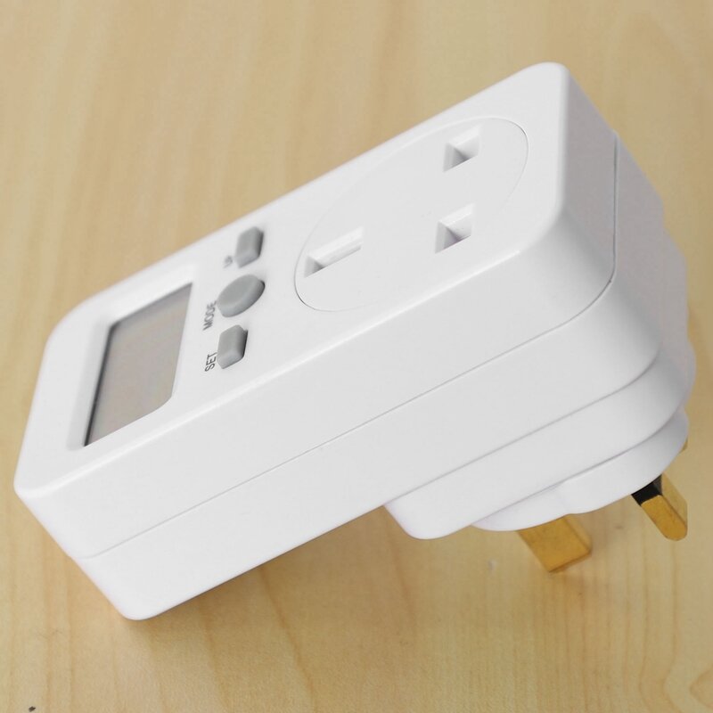 Monitor energi Wattmeter listrik soket Plug-In pengukur daya Digital
