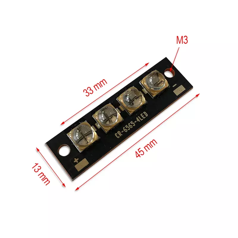 Ad alta potenza 45x13mm PCB 3D etichetta stampante a getto d'inchiostro colla resina cavo macchina per marcatura scheda di rame 6565 imballaggio modulo diodo Led UV