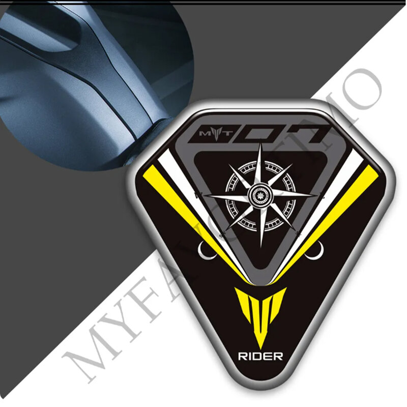 Motorfiets Voor Yamaha Mt07 Mt 07 Sp MT-07 Tracer Stickers Decals Tank Pad Gas Stookolie Kit Knie Wind Deflector Voorruit