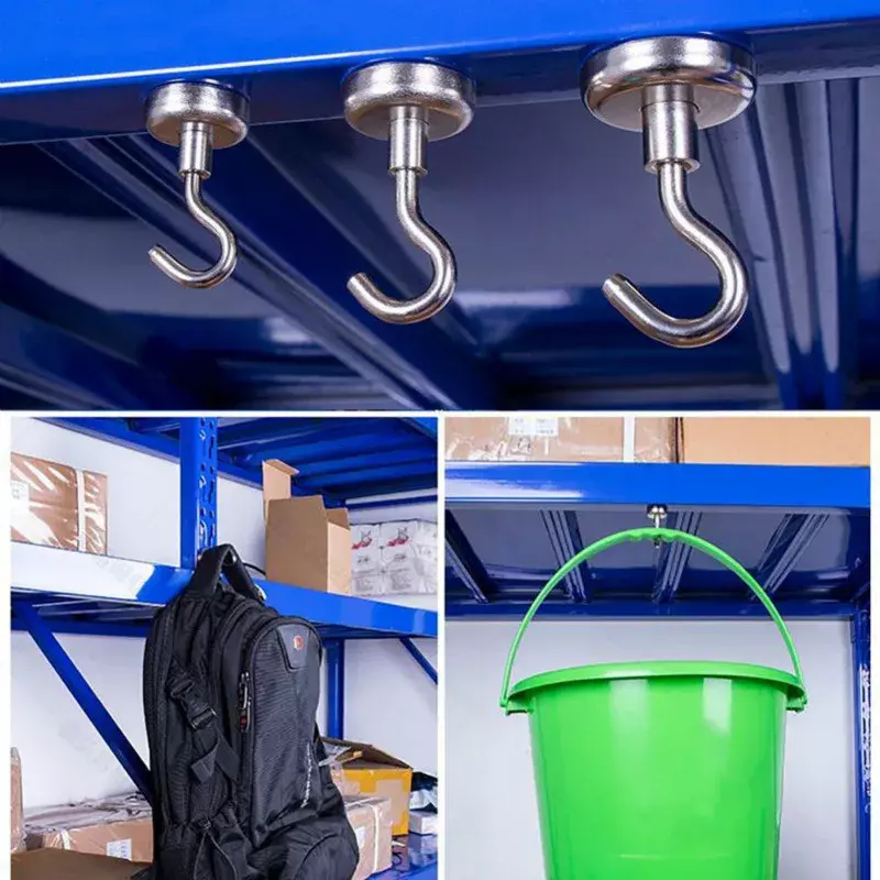 Strong Magnetic Hook ตะขอสีทองได้ถึง13กก.6ปอนด์เส้นผ่าศูนย์กลาง20Mm Neodymium แม่เหล็ก Hook Home Kitchen สถานที่ทำงานฯลฯ