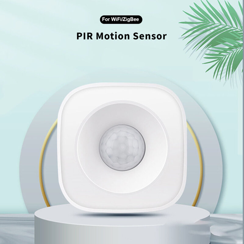 Tuya WIFI Smart PIR Motion Sensor Detector Movement Sensor Smart Life APP Wireless Home Automation System Via Alexa Googles Home