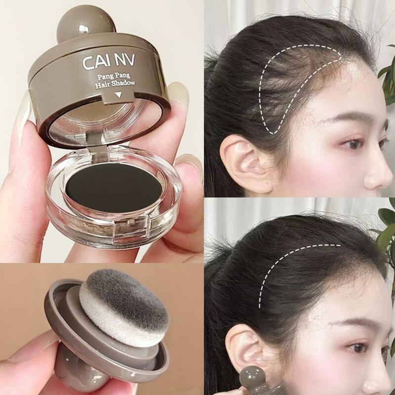 Hairline Shadow Powder Hair gesso Fluffy Powder istantaneamente Black Root Cover Up modificato Hair Edge efficiente Filled Hairline
