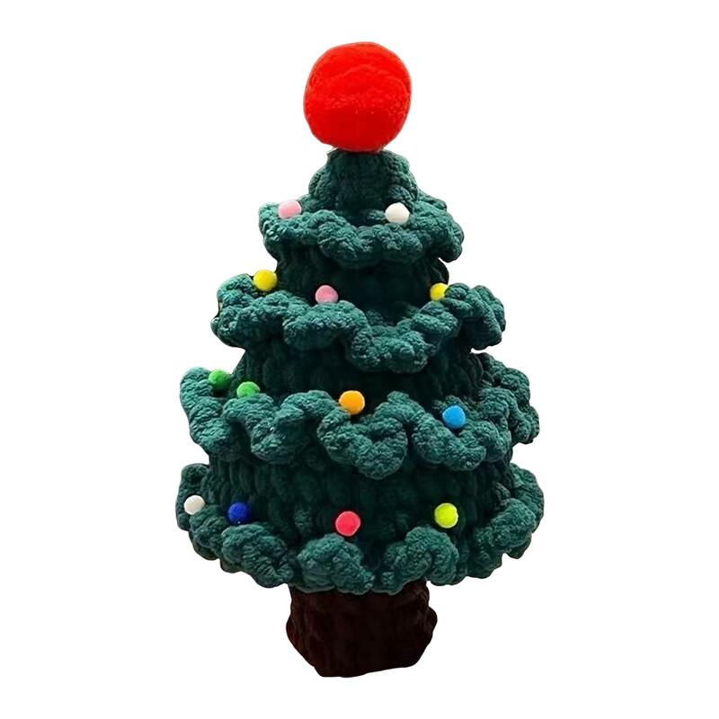 Christmas Tree Crochet Kit Ornaments Handmade Hand Knitted Decorations for Easter Adults Girlfriend Girls Birthday Gifts