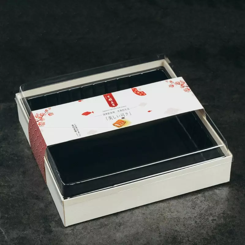 일회용 포장 스시 박스, 일회용 테이크아웃 일본 도시락 포장, 맞춤형 제품