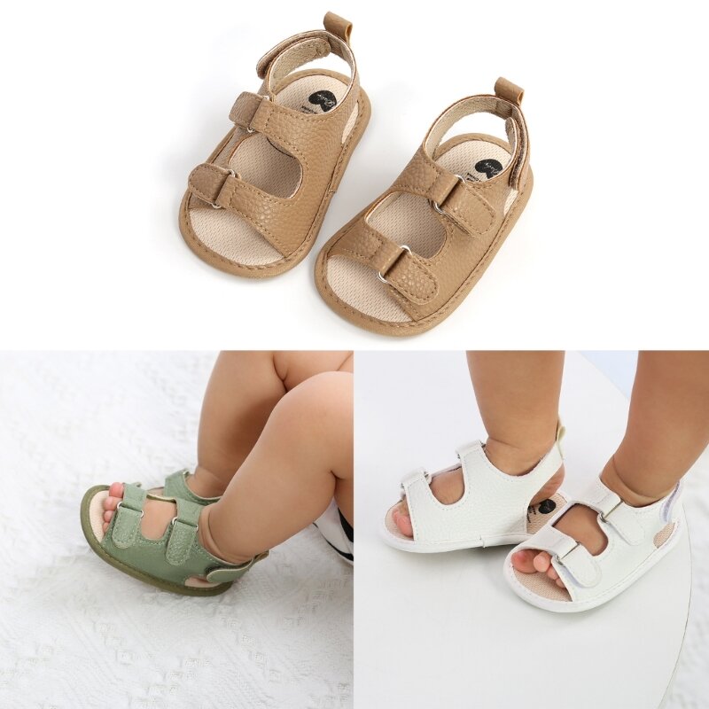 아기 0-2Y 유아 프리워커 여름 샌들 신발을 위한 F62D 소프트 솔 퍼스트 워커 신발