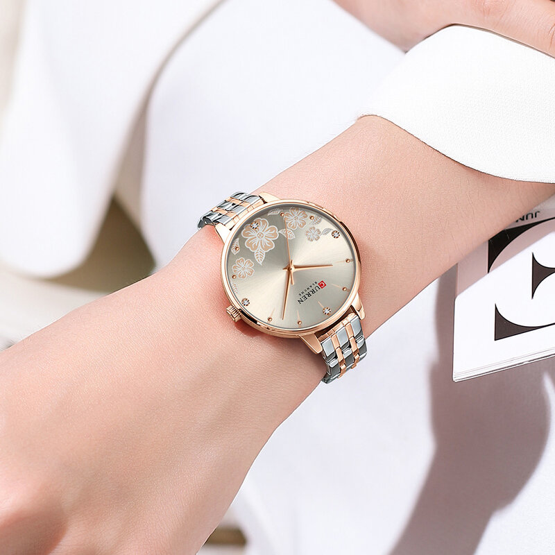 Nowa moda damska zegarki najwyższej marki damska luksusowa kreatywna stal damska bransoletki z zegarkiem kobieca wodoodporny zegarek kwarcowy prezent