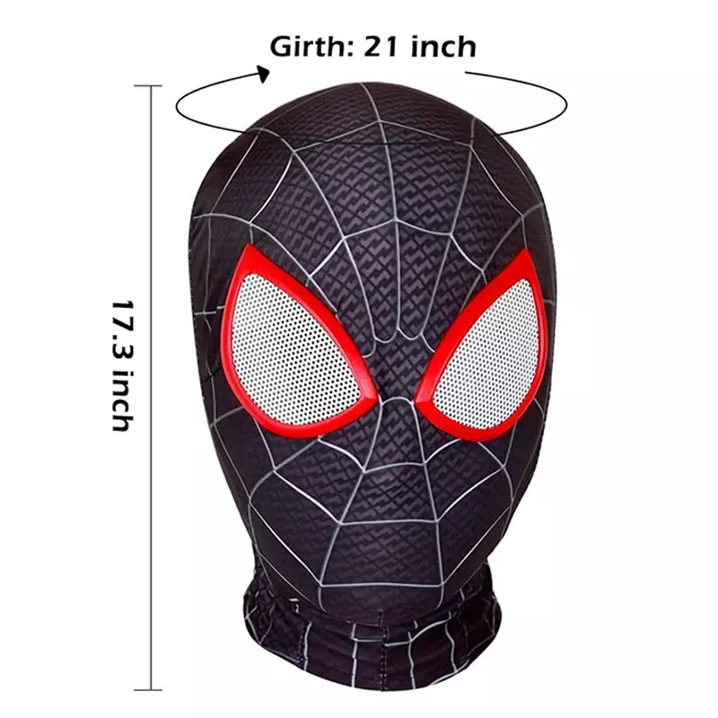 BEAST KINGDOM-Máscara de superhéroe de Spiderman, juego de rol de Peter Parker, accesorios de Cosplay, fiesta de Halloween, regalos de vestir