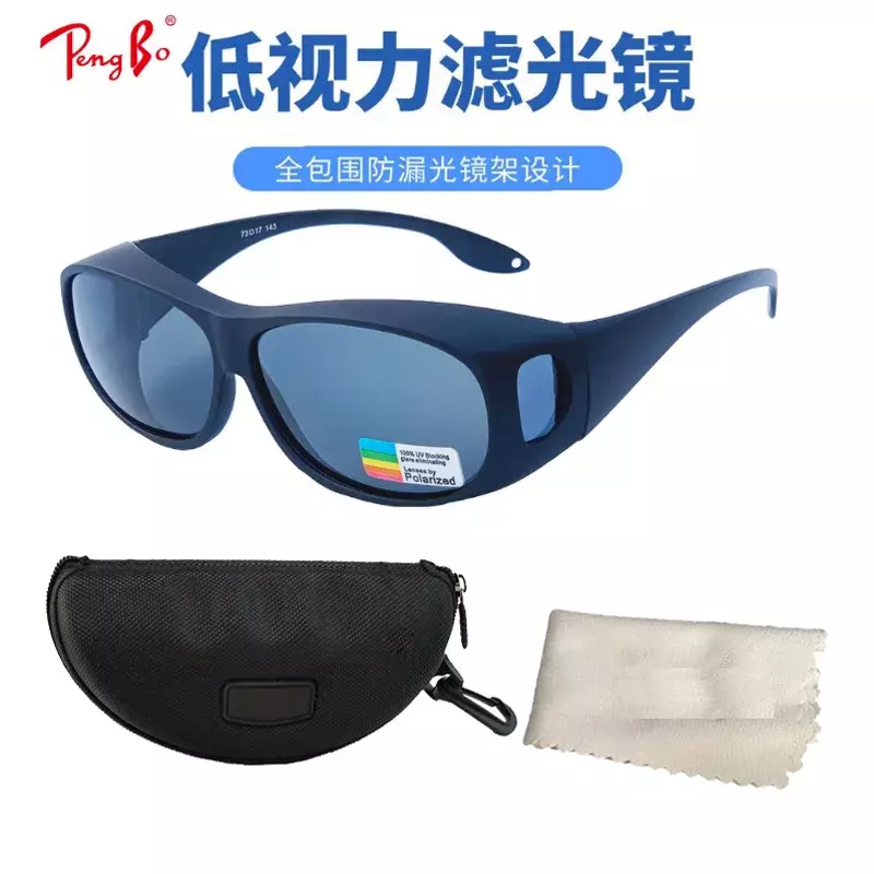 Kacamata lensa terpolarisasi pasca operasi UV400 perlindungan UV antisilau pandangan rendah