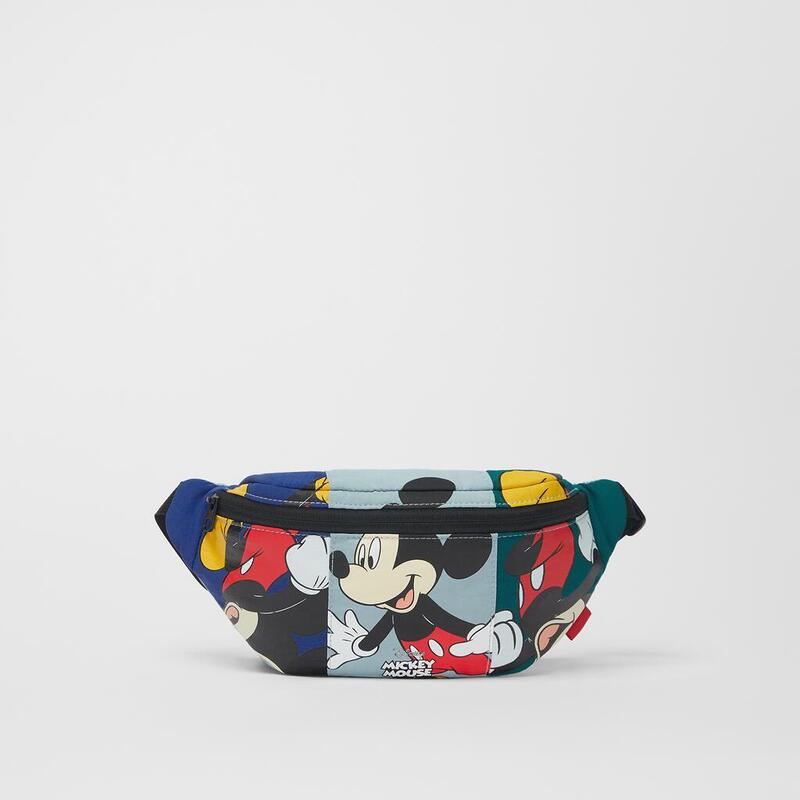 Disney-Bolso de pecho de Mickey 54671 para hombre y mujer, bolsa de cintura de hombro de dibujos animados, informal, de almacenamiento, regalo Unisex
