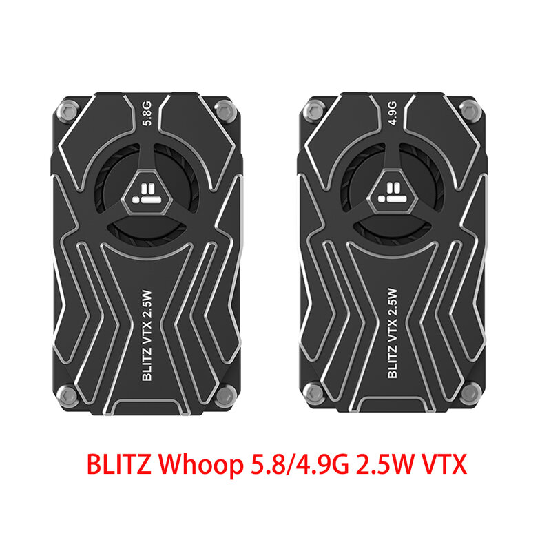 IFlight BLITZ-Microfone embutido Whoop Raceband, Ventilador de refrigeração CNC Shell, 2-8S para peças RC FPV, 5.8G, 4.9G, 2.5W, VTX 40CH