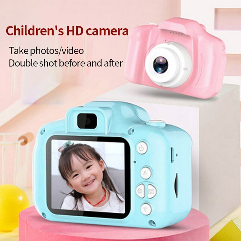 X2 mainan kamera Digital Mini anak-anak, kamera Digital Mini dapat mengambil gambar Video dan Slr kecil