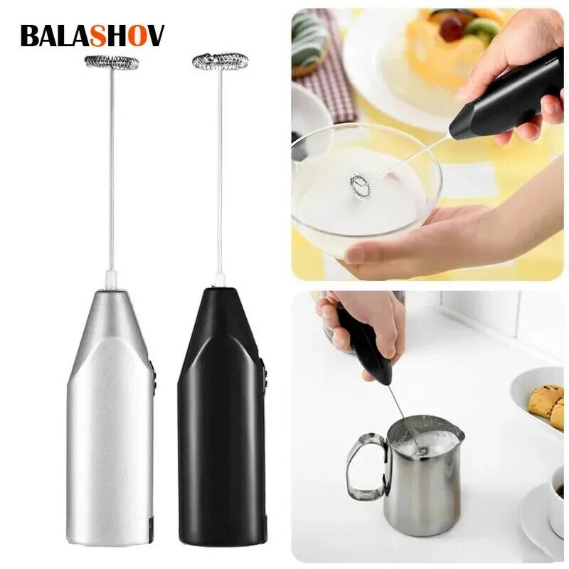 Mini Milk Frother Handheld Foam Maker For Lattes Whisk Coffee Cappuccino Frappe Matcha Hot Chocolate Egg Beater Drink Mixer