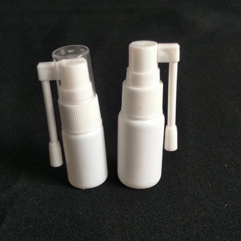 10 20ml wadah semprot pompa penyemprot hidung bening isi ulang penyemprot kabut hidung