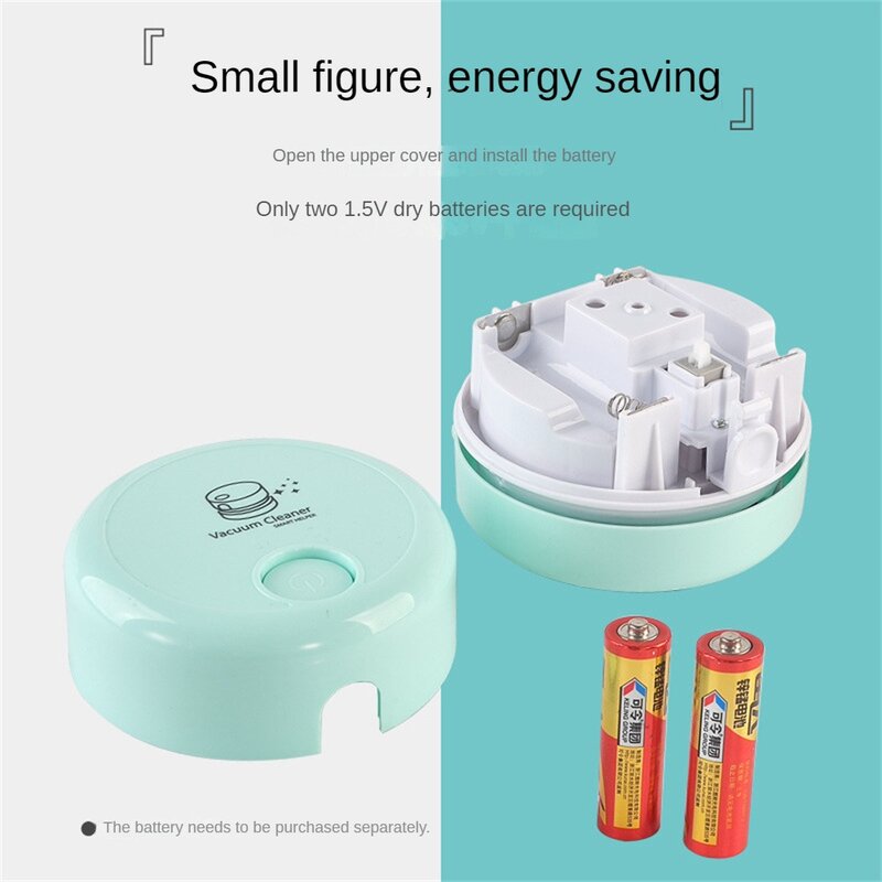 Mini Vacuum Cleaner 2 Colors Cool Design Strong Suction Power Clean 360 Degree Rising Wind Direction Mini Vacuum Dust Remover