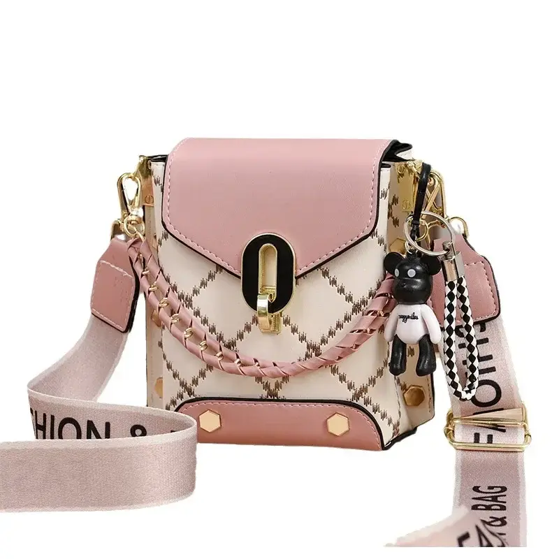 Estate nuova borsa stile coreano semplice piccola borsa quadrata moda tutto-fiammifero tracolla moda Mini telefono borsa da donna
