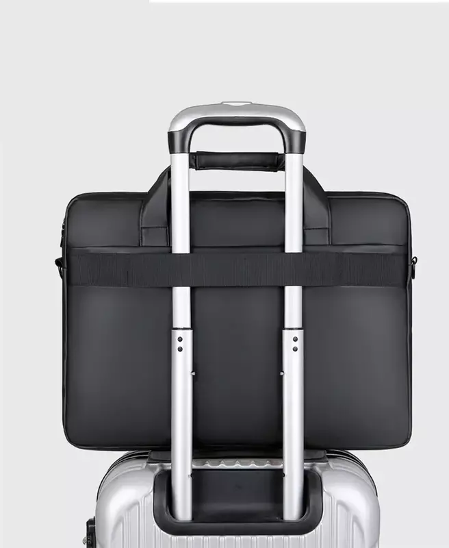 Borsa da lavoro da uomo borsa da lavoro di alta qualità marca famosa borse a tracolla in pelle PU borse da ufficio borsa per Laptop da 14 pollici bolso
