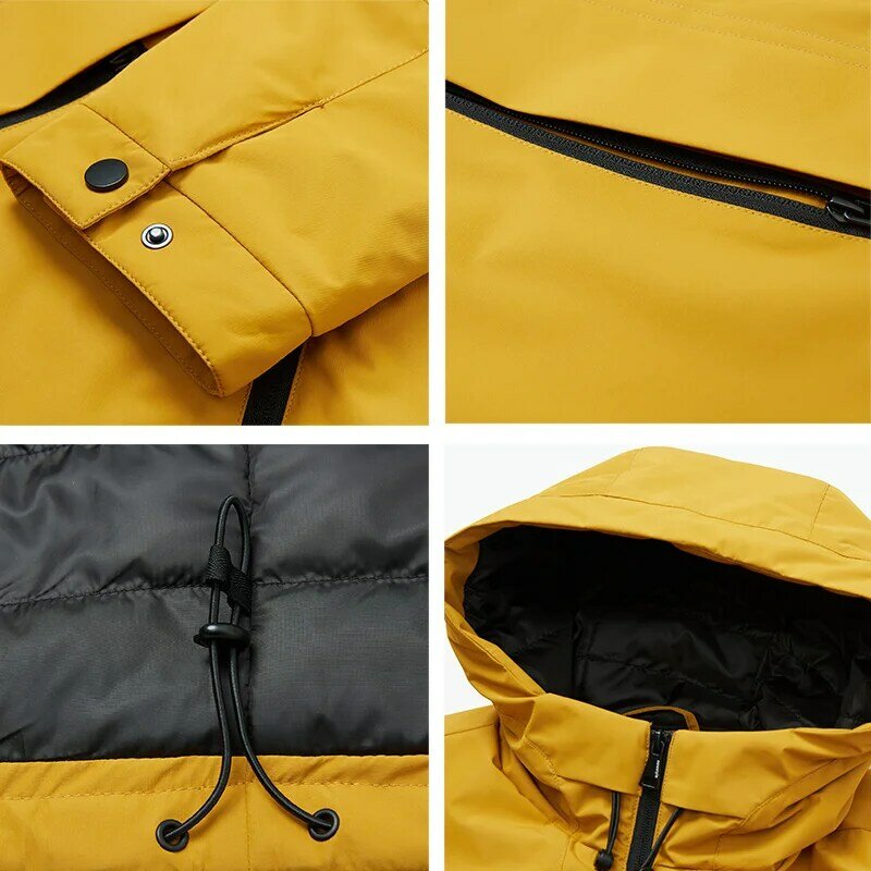 ICEbear 2023 New Men's  Lightweight Cotton Jacket Casual Trend Coat Male Windbreaker for Autumn MWC3169I