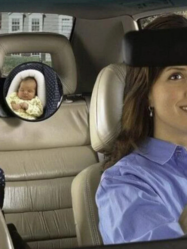 Vista di sicurezza per auto universale specchietto per sedile posteriore rivolto verso il bambino reparto posteriore cura dei neonati sicurezza quadrata Monitor per bambini accessori per auto