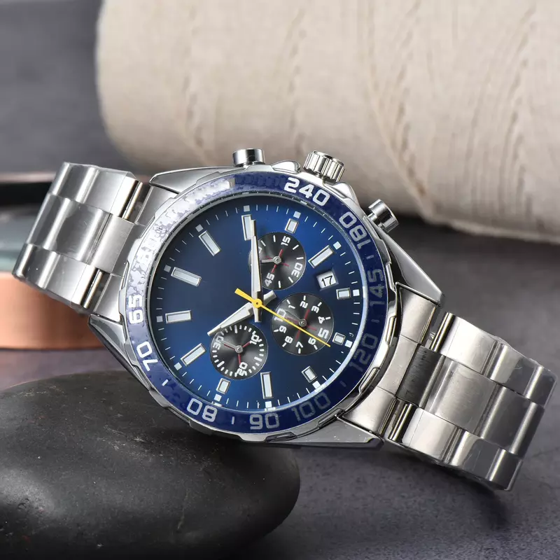 New Luxury Original Brand Quartz Watches for Mens Classic FORMULA 1 Racing Team Watch Chronograph Automatic Date AAA Clocks