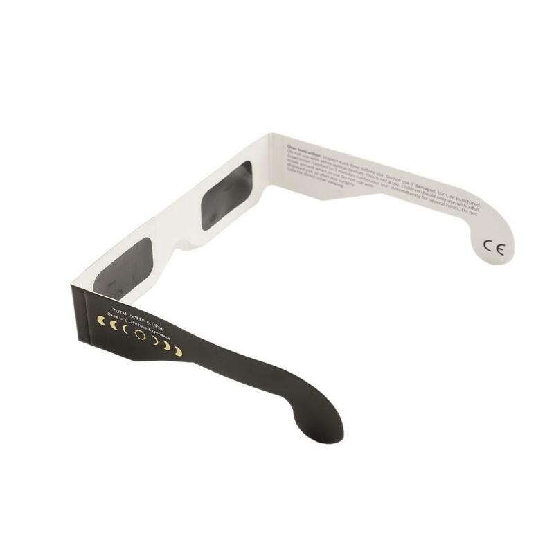 Kacamata Eclipse kertas acak, 200/150/100/50 buah kacamata matahari pelindung mata Anti-UV, kacamata pandang aman