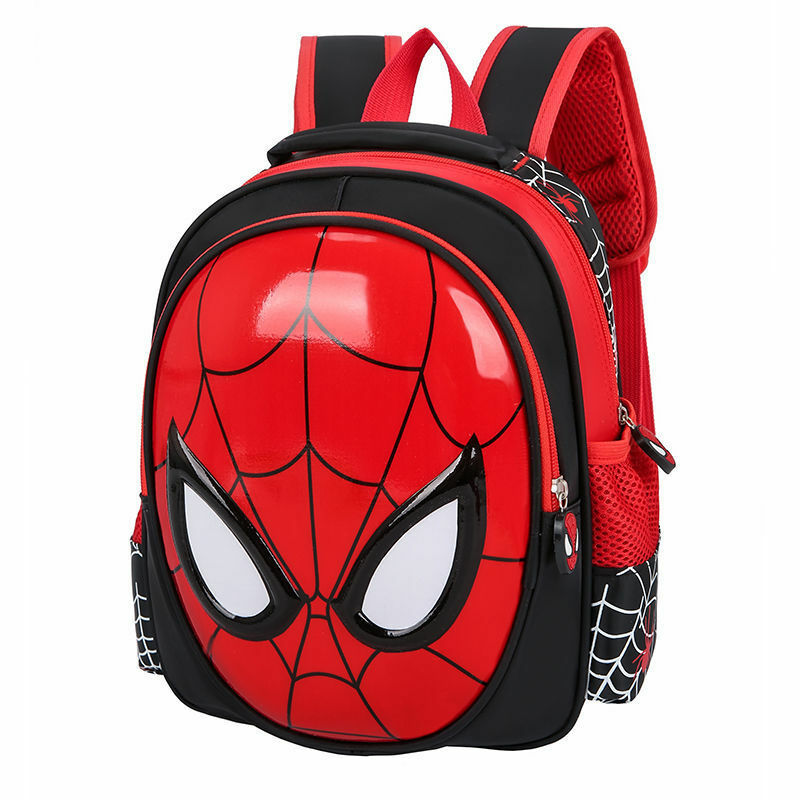 MARVEL-mochila de SPIDERMAN para niños, bolso escolar de superhéroes, estéreo 3D, para guardería, con dibujos animados