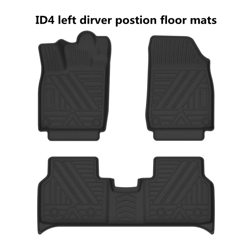 Используется для Volkswagen ID4 Автомобильный Ковер Volkswagen ID4 автомобильные коврики подходят для Volkswagen ID4 водонепроницаемый коврик для багажника ID6 автомобильные коврики