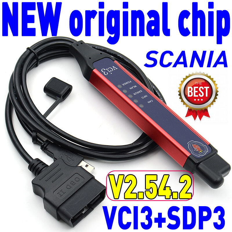 2024 Latest Update Software for Scania WIFI OBDII Scanner Wireless  for Truck Heavy Duty Autocom Diagnostic Tools