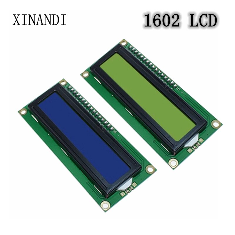 Módulo adaptador de interface serial para arduino, lcd, tela verde, caractere hd44780, 1602 plus i2c, 1602 1602a, iic, i2c