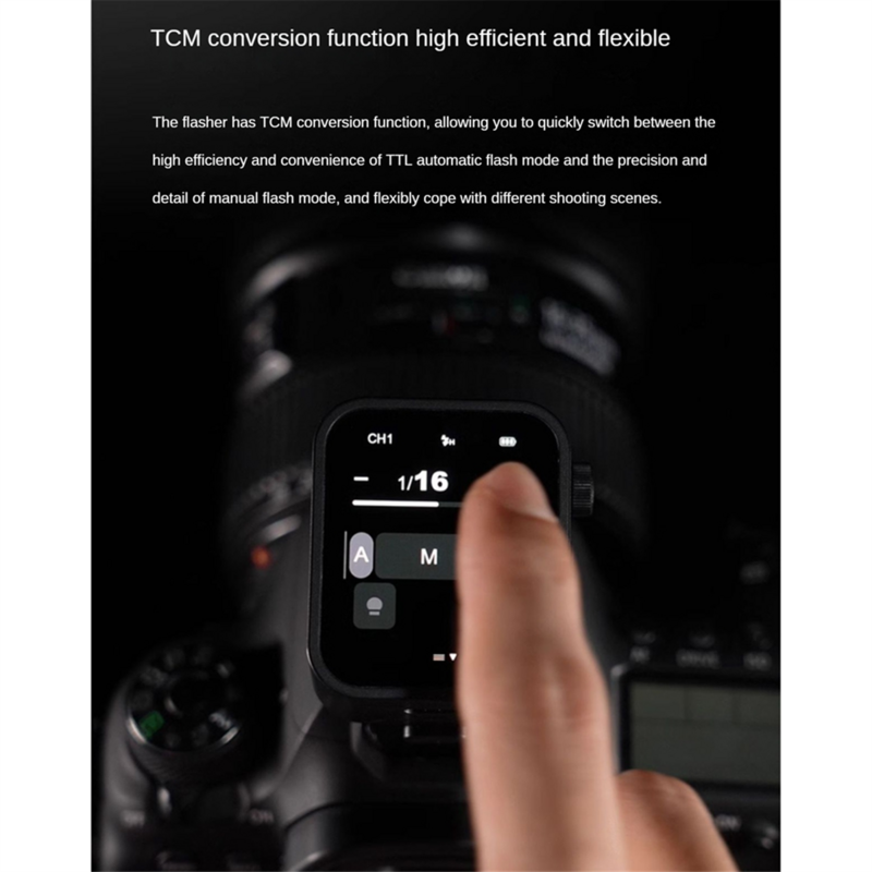 Guía de Flash de cámara X3, Flash de estudio para exteriores, versión de pantalla táctil, inalámbrico TTL, sincronización de alta velocidad, B