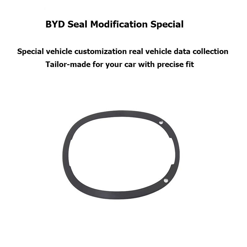 ZLWR BYD Seal EV cubierta protectora del puerto de carga del coche, anillo de silicona, anillo de sellado, puerto de carga