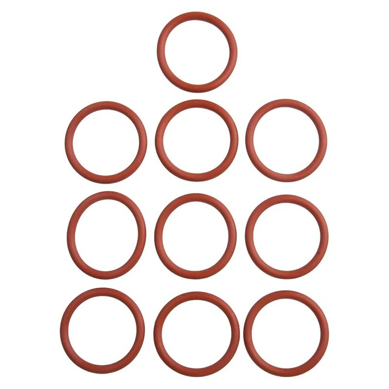 1/3/10pcs Red Silicone Ring Gasket O-Rings Replacement Spare Parts For Delonghi Coffee Machine Extractor Process Seal Ring